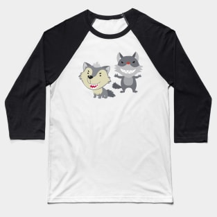 Baby Wolf Baseball T-Shirt